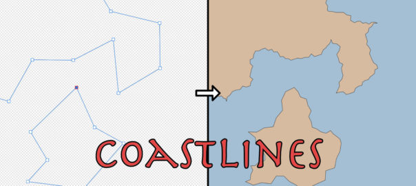 Making a Fantasy Map: Drawing Coastlines